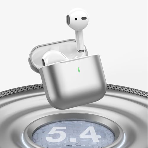 5.4 Earbuds Bluetooth Earphones, Dual-Channel | USB-C Charging Case HiFi Stereo, Sound in-Ear Earphones, Touch Control Ear Auto Pairing Headphones for Apple AirPods - color: White