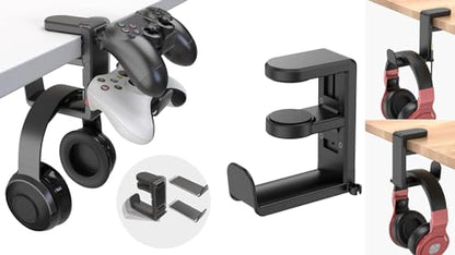 Headphone Holder & Controller Holder - EURPMASK PC Gaming Accessories and Desk Accessories Hook Hanger
