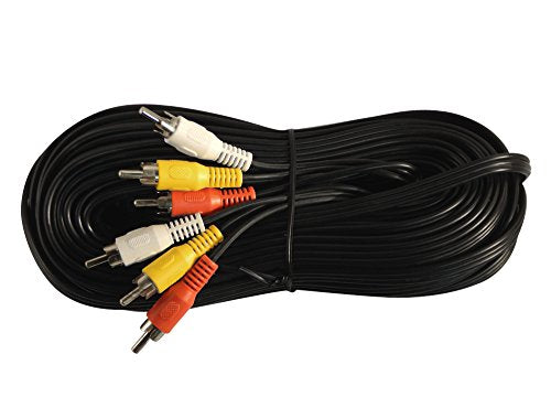 50 Foot RCA Audio/Video Cable 3 Male to 3 Male - size: 50 Ft