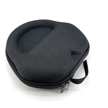 Shockproof Travel Storage Bag for Over Ear Headphones Water Resistant Foam Hard Shell with Interior Padding - color: Gray