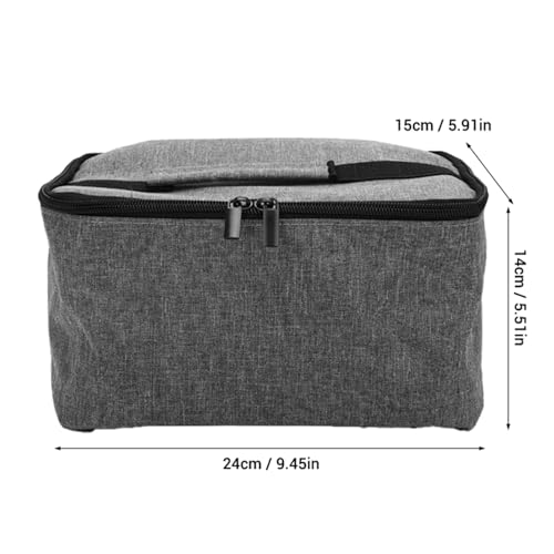 Hand Mixer Travel Storage Case Bag Aluminum Foil Lining Oxford Fabric Compatible with KHM512 KHM6118 KHM7210 KHM926CA Portable Organizer for Fitness Enthusiasts