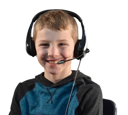 Califone Headset ON-Ear W/GOOSENECK Microphone - 3.5MM - Black NEOTECH 1025MT - Each