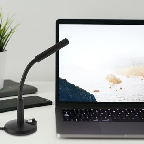 VALICLUD Computer Microphone for Game Voice Chat and Singing Black