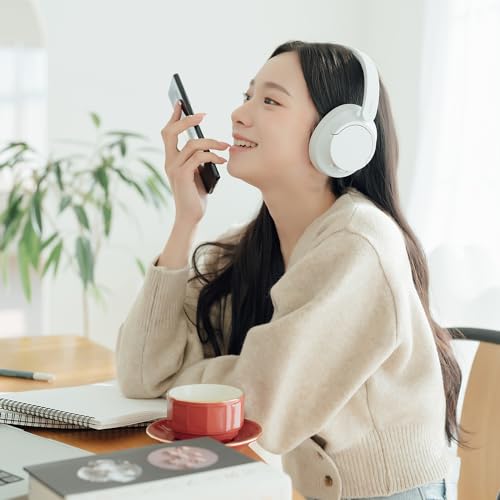 Sony WH-CH720NW Noise Canceling Wireless Bluetooth Headphones - Built-in Microphone - up to 35 Hours Battery Life and Quick Charge - Matte White - color: White