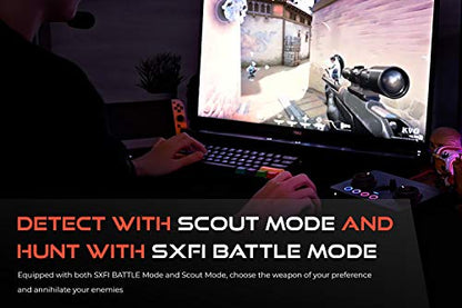Creative Sound Blaster GC7 Gaming Streaming USB DAC and Amp | Gaming USB DAC, Super X-Fi, GameVoice Mix, Programmable Controls, Streaming, Immersive Audio