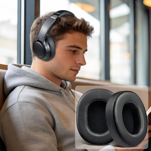 SOULWIT Earpads for Mpow H7 - Black