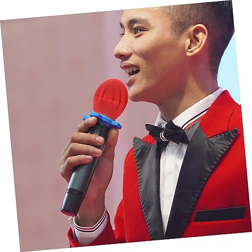 200pcs Disposable Microphone Covers O-Shaped Foam Mic Sleeves for Wireless Mics for Events and Performances Hygiene Protection