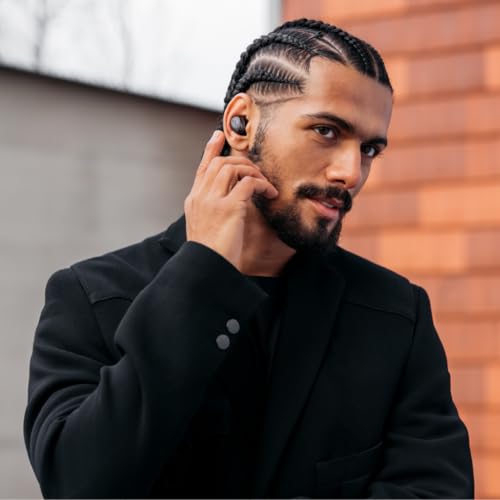 Sennheiser Momentum True Wireless 4 Smart Earbuds with Bluetooth 5.4, Crystal-Clear Sound, Comfortable Design, 30-Hour Battery Life, Adaptive ANC, LE Audio and Auracast - Black Graphite - color: Black Graphite, size: Medium, style: Modern wireless design