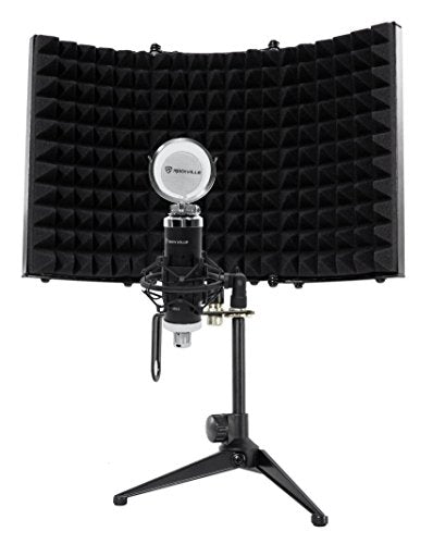 Rockville RCM03 Recording Condenser Microphone Bundle with Isolation Shield