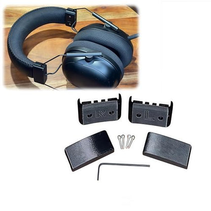 for Razer Blackshark V2 Pro 2023 Hinge Replacement Kit - Compatible with Both Sides, Includes Screws and Wrench (Black) - color: Black