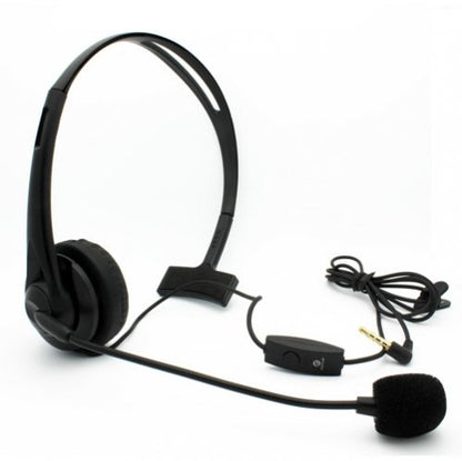 Over-The-Head 3.5mm Hands-Free Mono Headset Wired Headphone with Boom Microphone for Verizon Samsung Continuum i400, Verizon Samsung Illusion, Verizon Samsung Stratosphere, Verizon Samsung Rogue U960