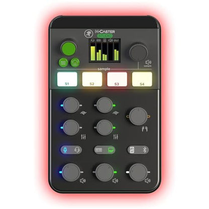 Mackie M-Caster Studio Desktop Live Streaming Mixer - Black - color: Black, style: Live Streaming Mixer