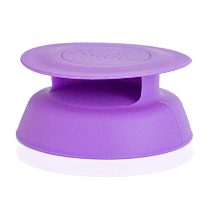 Budley - Tangle-Free Earphone/Earbud Case, Compact Storage System, Silicone (Purple, Set of 1) - color: Purple
