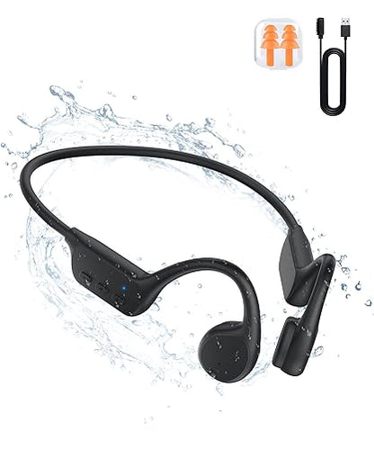 Bone Conduction Headphones nderwater Open-Ear Built-in 32GB Memory Wireless Bluetooth Headset