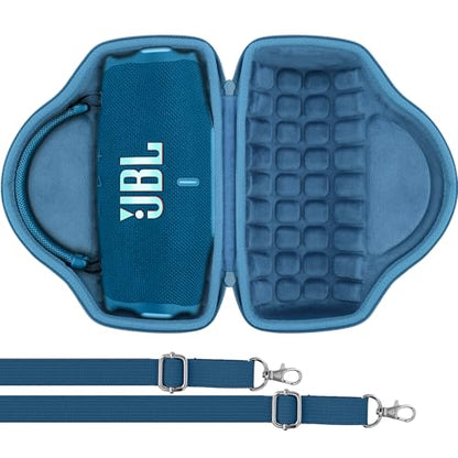 Aenllosi Hard Case for JBL Charge 6 Speaker, Blue | EVA case construction, Water-resistant design, Dust-resistant design, Protective case only - color: Blue