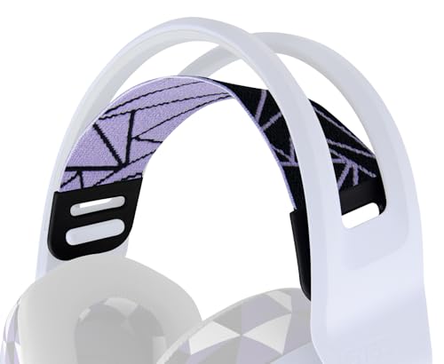 SOULWIT Headband Cover for Logitech G733/G535/G335 Gaming Headsets, Replacement Headstrap Pad Repair Part - Purple Line - color: Purple Line