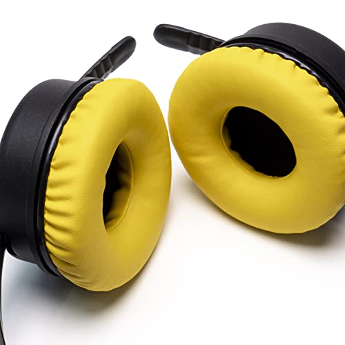 Ear Pads Headband Kit for Sennheiser HD25, HD250BT, HMD25, Yellow - color: Yellow