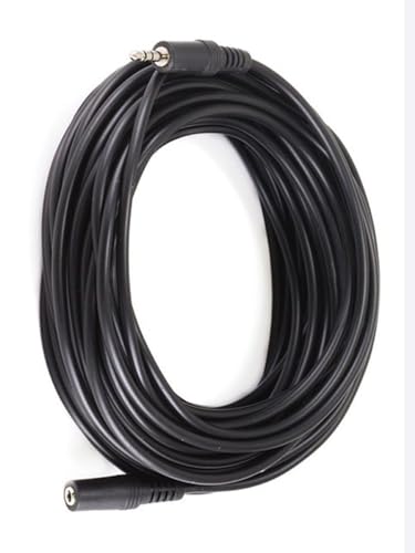 iMBAPrice® 50 Feet Professional Quality Nickel Plated 3.5 mm Male/Female Stereo Audio Extension Cable - color: Male to Female, size: 50 Feet