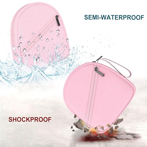 Headphone Headset Case Bag Compatible with JBL Tune 770NC, 720BT, 510BT, 520BT, 500BT | Soundcore by Anker Q20i, Q20, Q30, Q45 | Sony | BERIBES | TOZO | KVIDIO | JLab | Bose On-Ear Headphones - Pink - color: 4.Pink