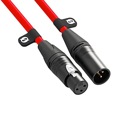 RØDE XLR-3 Premium XLR Cable (3m, Red) - color: Red