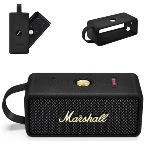Silicone Case for Marshall Emberton III,Protective Case Cover for Marshall Emberton 3 Bluetooth Portable Speaker(Black)