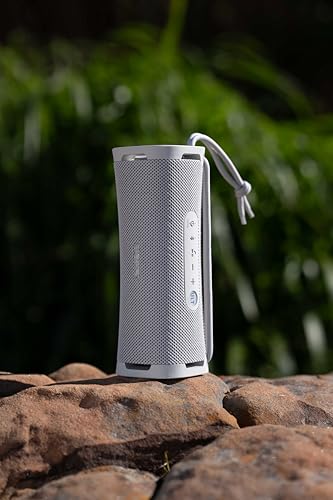 Sony ULT Field 1 Wireless Bluetooth Portable Waterproof Speaker, Off White | 12 Hr Battery, IP67 Rated Waterproof, Dustproof, Shockproof Rustproof, Detachable Strap, Hands-free Calling, Enhanced Bass - color: Off White, style: ULT Field 1
