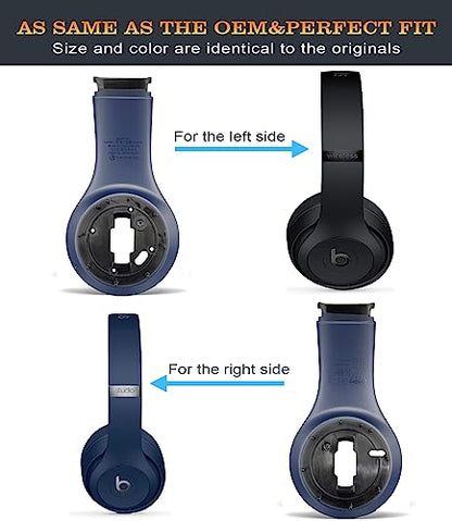Studio 3 Accessories as Same as the OEM Studio3 Inside Shell Replacement Parts Durable Inner Earphone Panel Repair Kit Compatible with Beats by Dr. Dre Studio 3 (A1914) Headphones (Blue) - color: Blue