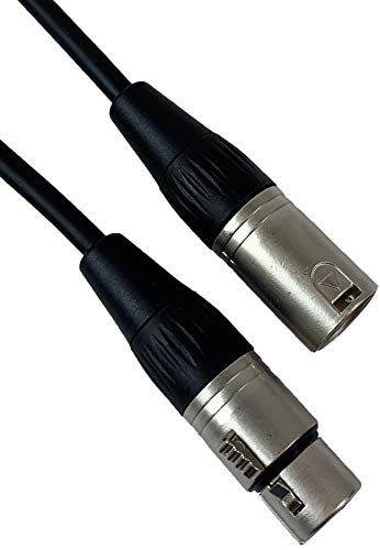 Gearlux XLR Microphone Cable, Fully Balanced, Male to Female, 10 Feet - Single Pack - size: 10 Ft, style: 1 Pack