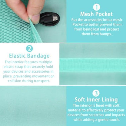 for Bose New SoundLink Micro 2nd Gen Speaker Protective Case, Mint Green - color: Mint Green Case