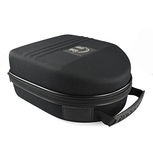 Geekria Shield Case for Large-Sized Over-Ear Headphones, Replacement Protective Hard Shell Travel Carrying Bag with Cable Storage, Compatible with Audio-Technica ATH-AD990X, AKG K701 (Black)