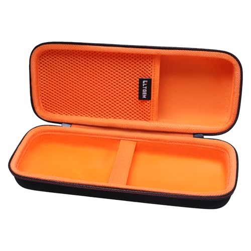 LTGEM Compatible with JBL Wireless Two Microphone/JBL PartyBox Mic, Orange | Fit Sony ULT MIC, Receiver and Battery, Case Only - color: Orange