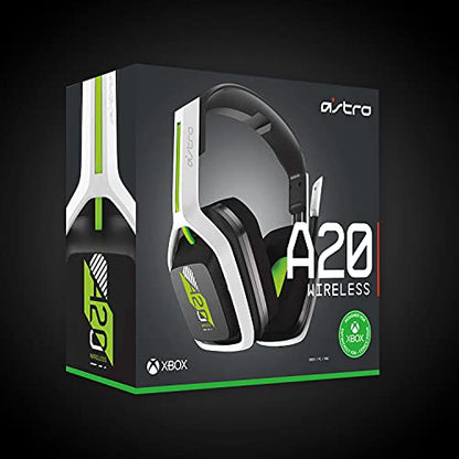 ASTRO Gaming Logitech G A20 Gen 2 Wireless Headset Xbox - White/Green | Compatible with Series X | S, One - style: Xbox Series X|S, PC/Mac