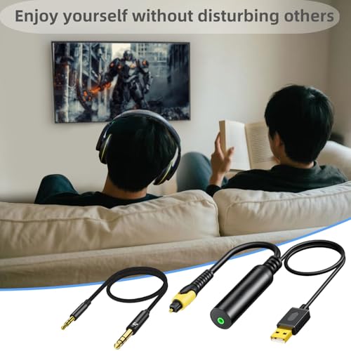 192KHz DAC Optical to 6.35mm TRS Stereo Converter,Optical Audio Cable to 1/4" AUX Cable Adapter,Digital to Analog Audio Converter for HDTV DVD Set-top Boxes(O-ptical to 1/4") Aux Cable - 3FT - size: 3FT