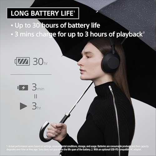 Sony WH-1000XM6 The Best Noise Cancelling Wireless Headphones, Silver | HD NC Processor QN3, 12 Microphones, Adaptive NC Optimizer, Mastered by Engineers, Studio-Quality, Up to 30 Hrs of Battery - color: PLATINUM SILVER