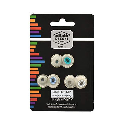 Dekoni Bulletz Memory Foam Ear Tips for AirPods Pro and AirPods Pro 2 | Replacement Ear Tips