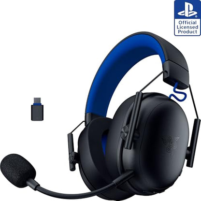 Razer BlackShark V3 X HyperSpeed Wireless PS5 Gaming Headset, Black | 50mm Drivers, Cardioid Mic, 2.4 GHz, Bluetooth, Works with PC, Mac, Nintendo Switch, Smartphone, 70 Hr Battery - color: Black, style: PS5