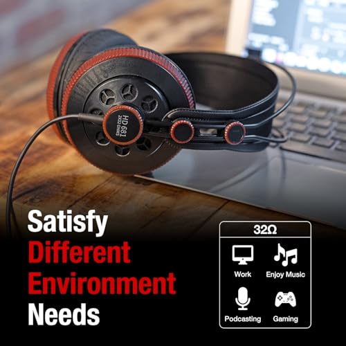 Superlux HD681 AIR Semi-Open Studio Headphones, 50mm Drivers, 32Ω, Black - size: HD681AIR