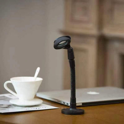 1set Microphone Podium Mount,Podium Microphone Holder,Desktop&Tabletop Microphone Stand, 5/8 Male with a adapter Ideal for Various Mounting Devices&Black - color: Black, size: Mic Stand with adapter