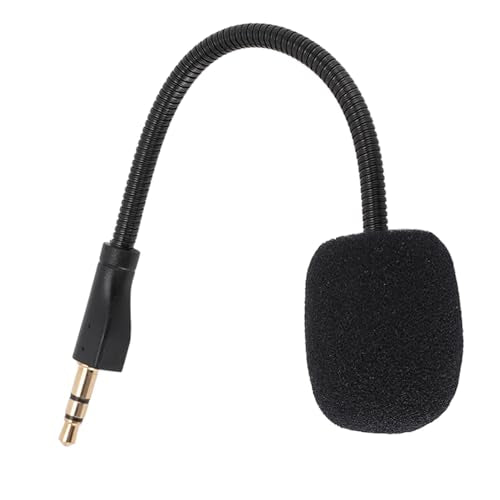 XUMIUZIY Mic Replacement - 3.5mm Detachable Game Microphone Boom for G PRO/PRO X Wire Less Gaming Headsets, Noise Cancelling Gaming Microphone with Foam Cover