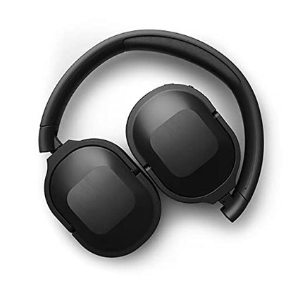 Philips Active Noise Cancelling Headphones Wireless Bluetooth Flat Folding Lightweight Over Ear Wireless Headphones w/Multipoint Bluetooth Connection 30h Playtime with Deep Bass