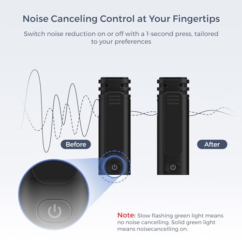 NearStream 2.4GHz Wireless Lavalier Microphone for iPhone/Android/Tablet/PC