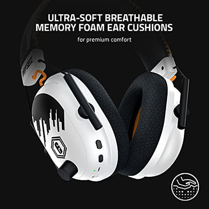 Razer BlackShark V2 Pro Wireless Gaming Headset: THX 7.1 Spatial Surround Sound - 50mm Drivers - Detachable Mic - for PC, PS5, PS4, Switch - Six Siege Special Edition - color: Six Siege
