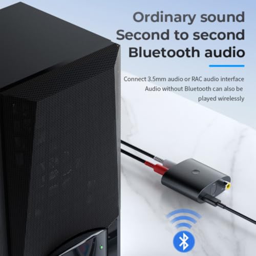 Bluetooth Receiver for Home Stereo, AUX RCA to Bluetooth Adapter
