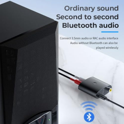 Bluetooth Receiver for Home Stereo, AUX RCA to Bluetooth Adapter