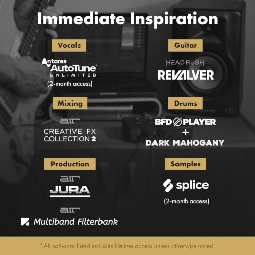 M-AUDIO M-Track Duo HD USB-C Audio Interface | 2 XLR/TRS Inputs, 2 TRS Outputs, 24-Bit/192kHz, Software Suite, for Production and Recording - size: HD Audio Interface, style: Interface Only