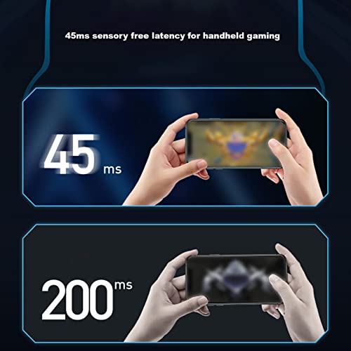 Septpenta Bluetooth Gaming Earbuds, Stereo 45Ms Ultra Low Latency BT 5.2 13mm Drivers Dual Mode Wireless Earphone, Two Illumianated Auto Pairing Deeper Bass Built in Mic for Laptop(White) - color: White
