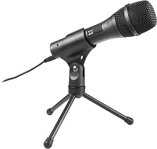 Audio-Technica AT2005USB Cardioid Dynamic USB/XLR Microphone,Black - style: AT2005USB