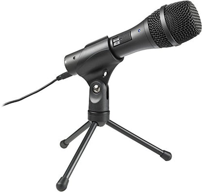 Audio-Technica AT2005USB Cardioid Dynamic USB/XLR Microphone,Black - style: AT2005USB