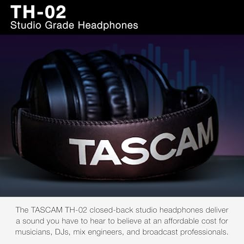 Tascam CA-XLR2d-C Canon Kit XLR Mic Adapter and Studio Headphones