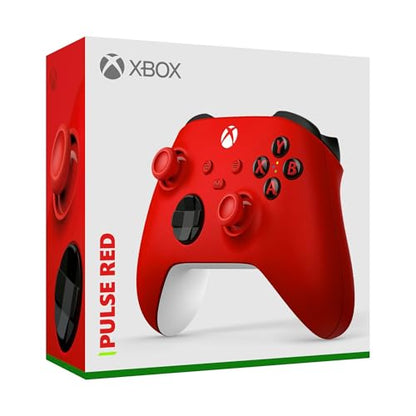 XBOX Wireless Gaming Controller | Pulse Red | Consoles, PCs, TVs, mobile, and more | Textured Grip | Wireless, Bluetooth, USB-C Connectivity - style: Pulse Red
